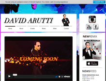 Tablet Screenshot of davidlivemusic.com